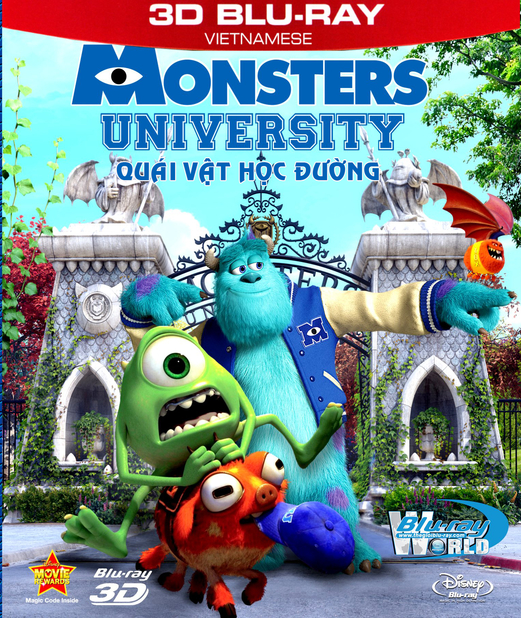 Z036 - Monsters University - QUÁI VẬT HỌC ĐƯỜNG 3D 50G (DTS-HD MA 5.1)  